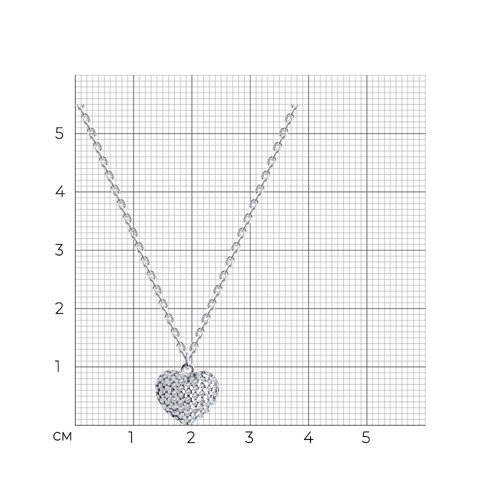 Колье из серебра с фианитами - фото 5