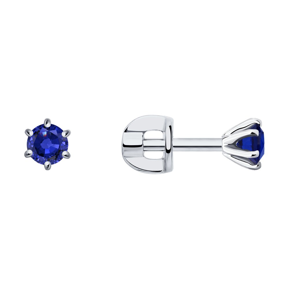 

Серьги SOKOLOV Diamonds из белого золота с сапфирами