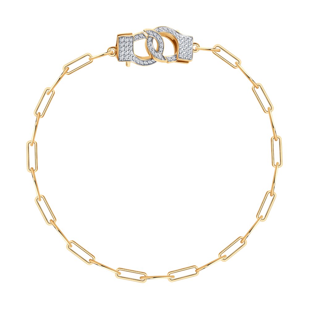 Браслет SOKOLOV из золота с бриллиантами