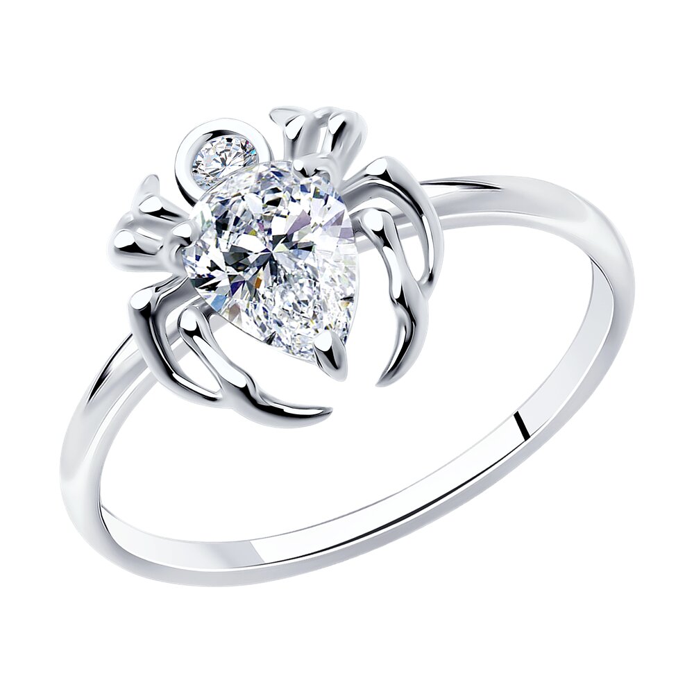 Кольцо SOKOLOV из серебра с фианитами 6590₽