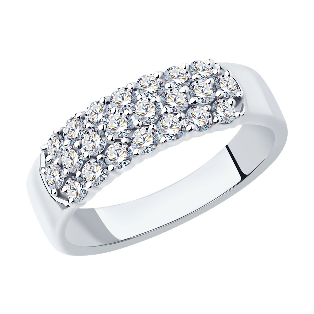 

Кольцо SOKOLOV Diamonds из белого золота с бриллиантами