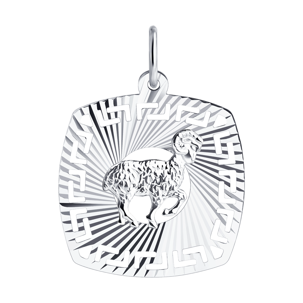 фото Подвеска «знак зодиака овен» sokolov из серебра