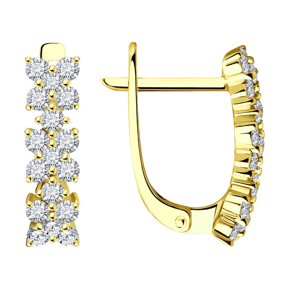 

Серьги SOKOLOV Diamonds из желтого золота с бриллиантами