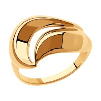 Кольцо из золочёного серебра