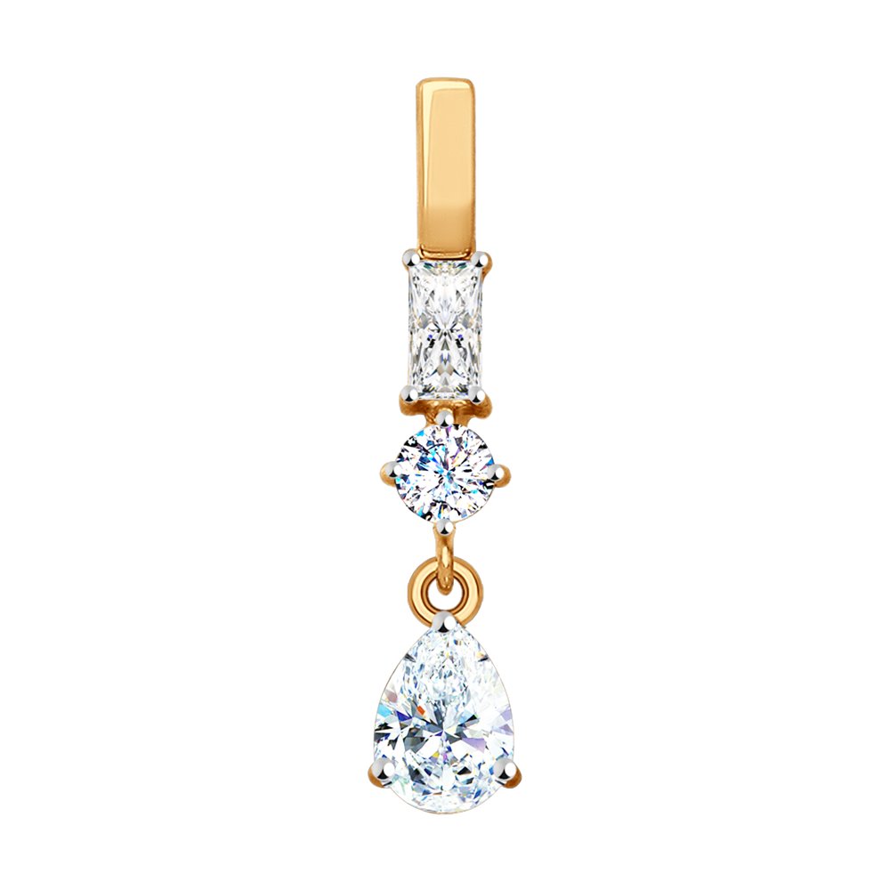 

Подвеска SOKOLOV из золота со Swarovski Zirconia