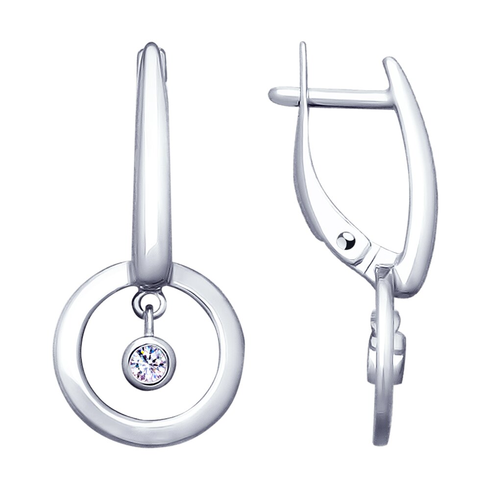 

Серьги SOKOLOV из серебра с фианитами