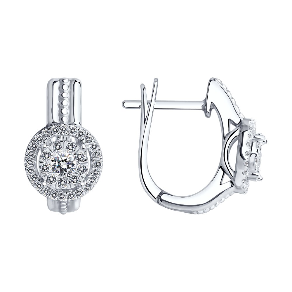 

Серьги SOKOLOV Diamonds из белого золота с бриллиантами