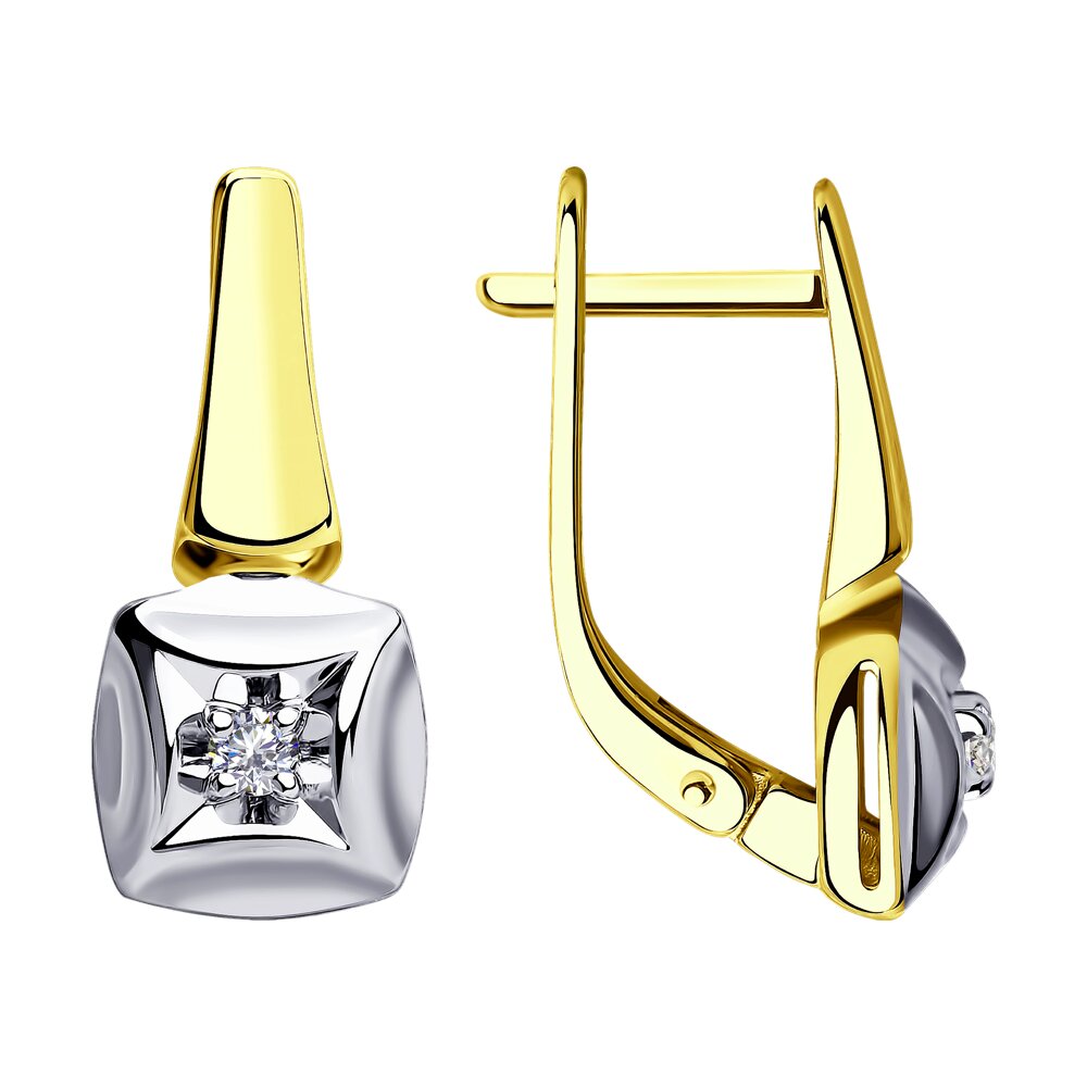 

Серьги SOKOLOV Diamonds из желтого золота с бриллиантами