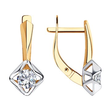 Серьги SOKOLOV из золота с фианитами 22500₽