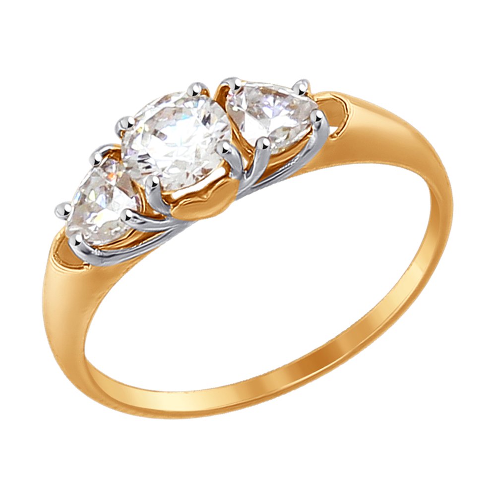 

Кольцо SOKOLOV из золота со Swarovski Zirconia