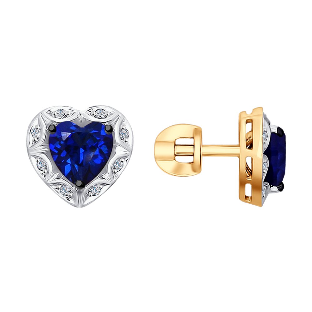 

Серьги SOKOLOV Diamonds из золота с бриллиантами и корундами