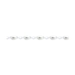 Браслет из серебра с жемчугом Swarovski