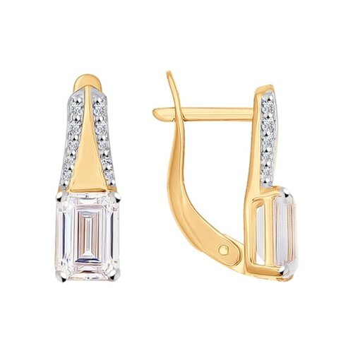 

Серьги SOKOLOV из золота со Swarovski Zirconia
