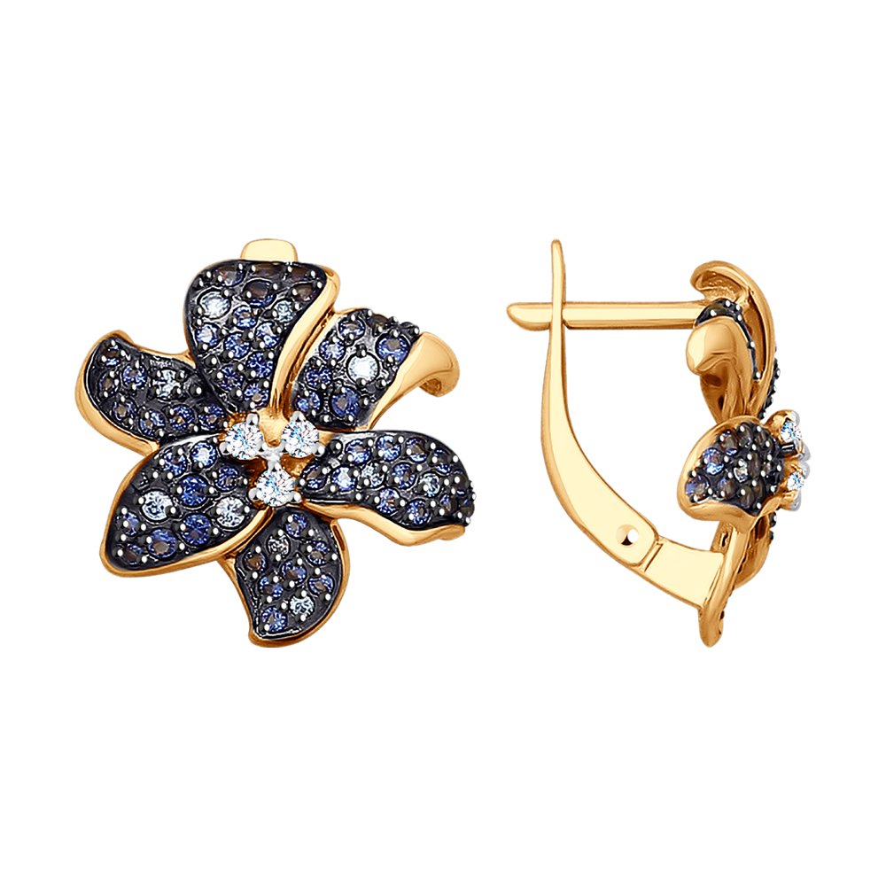 

Серьги SOKOLOV из золота с фианитами