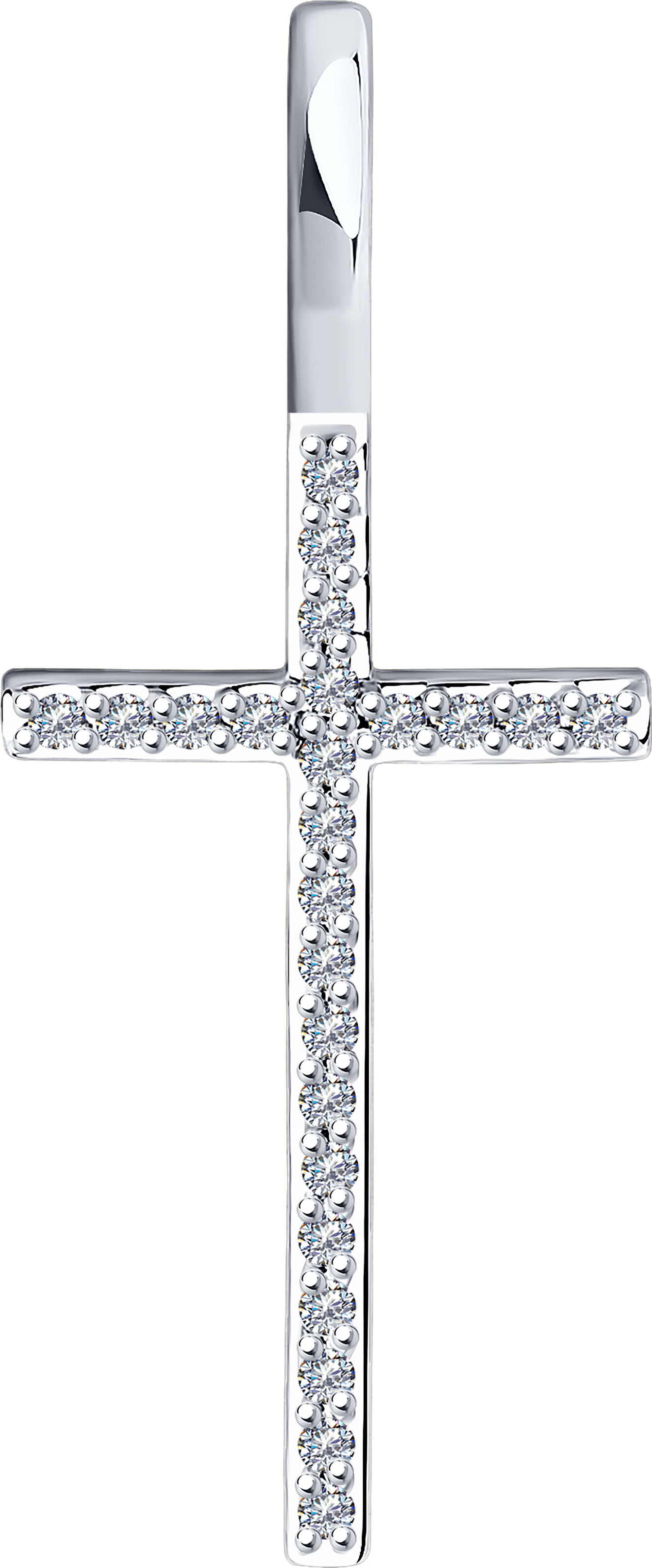 Подвеска SOKOLOV Diamonds из белого золота с бриллиантами