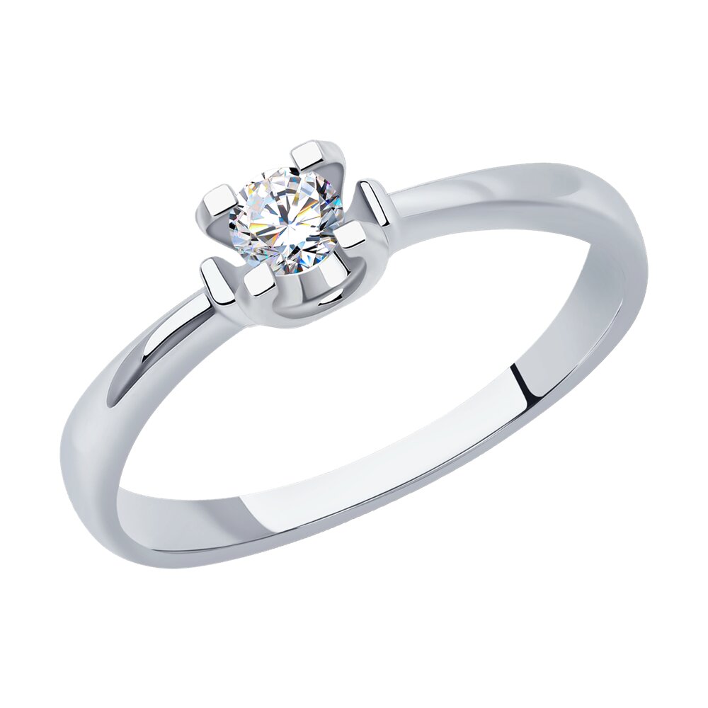 

Кольцо SOKOLOV Diamonds из белого золота с бриллиантом