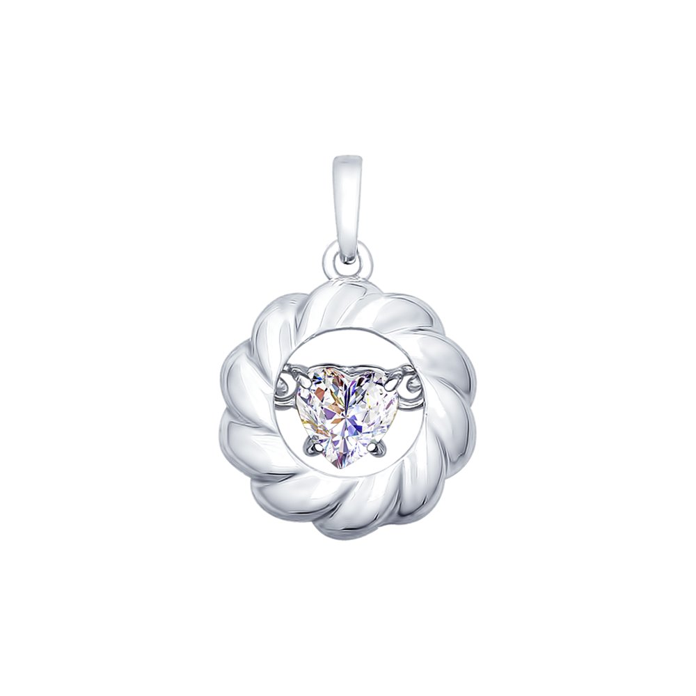 

Подвеска SOKOLOV из серебра со Swarovski Zirconia