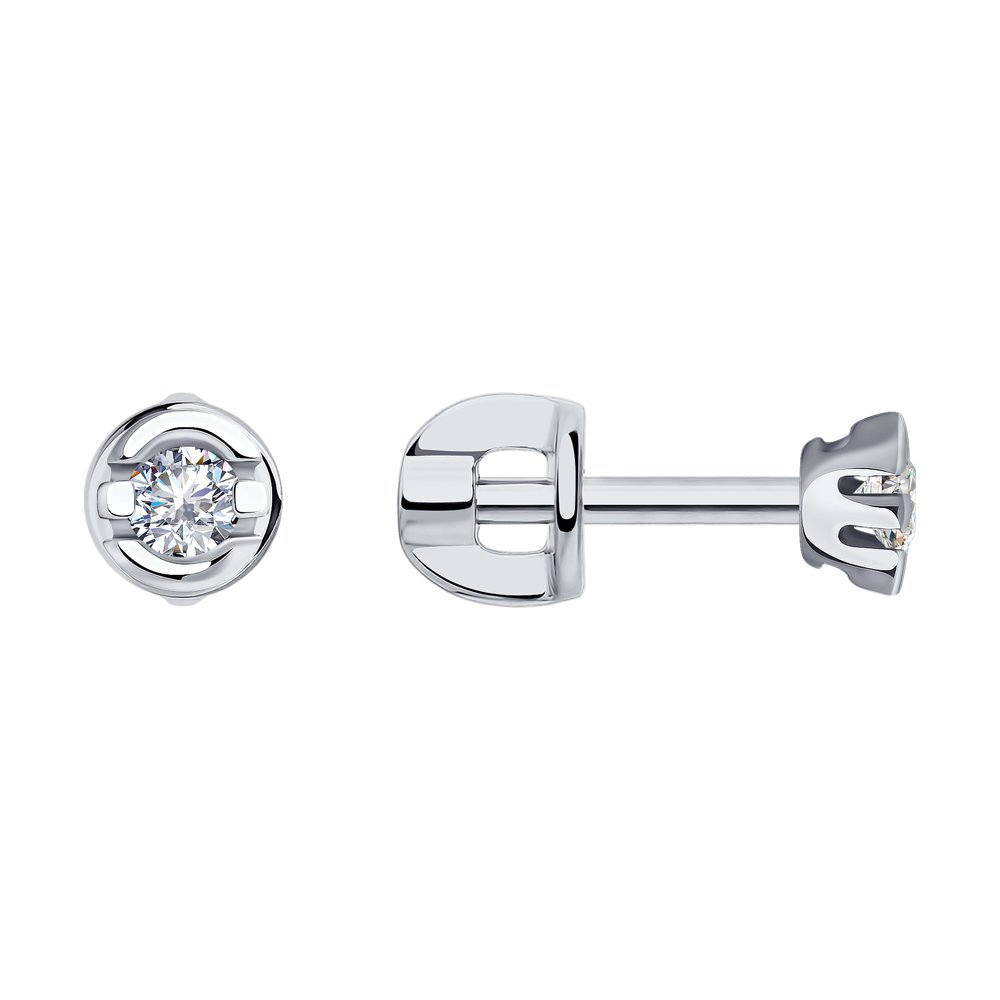 

Серьги SOKOLOV Diamonds из белого золота с бриллиантами
