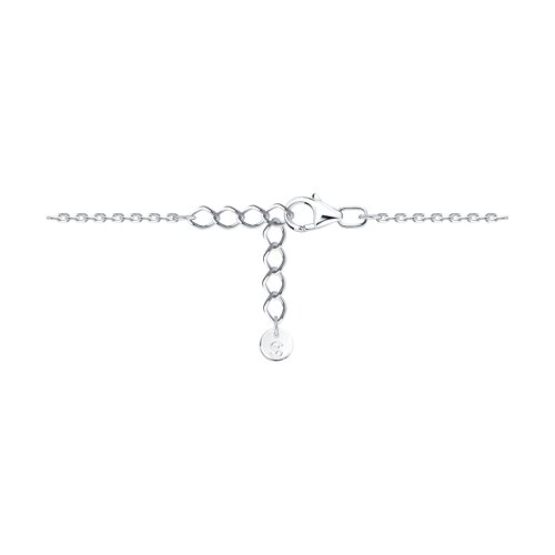 Браслет из серебра с фианитами - фото 3