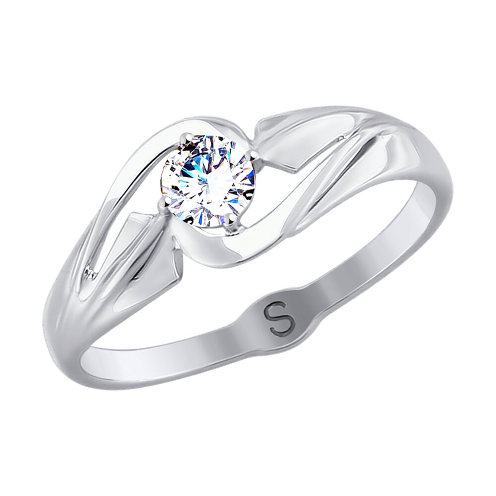 

Кольцо SOKOLOV из белого золота со Swarovski Zirconia