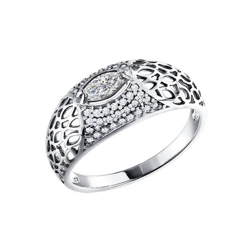 

Кольцо SOKOLOV из серебра с фианитами