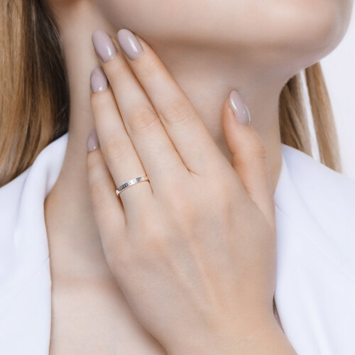 Кольцо из чернёного серебра - фото 3