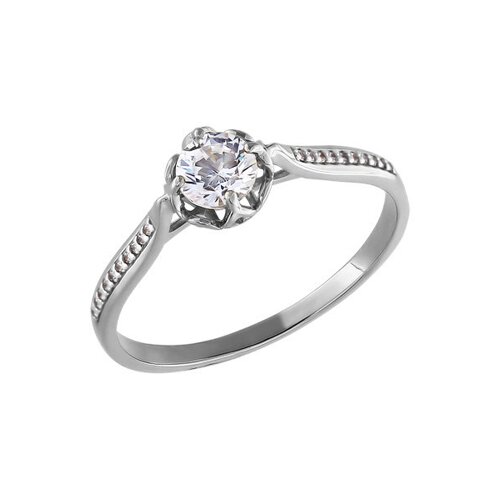 

Кольцо SOKOLOV из белого золота со swarovski zirconia