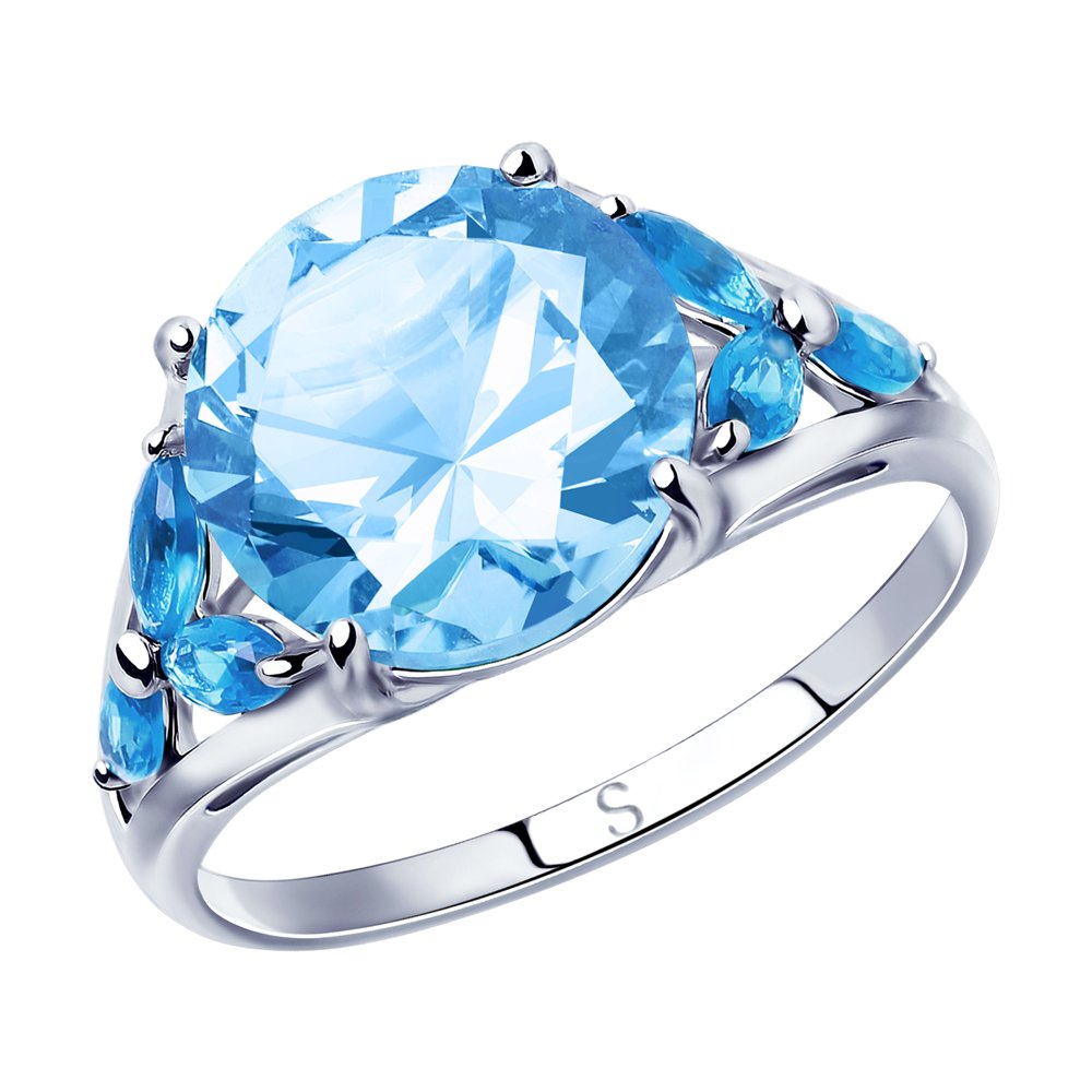 

Кольцо SOKOLOV из серебра с фианитами