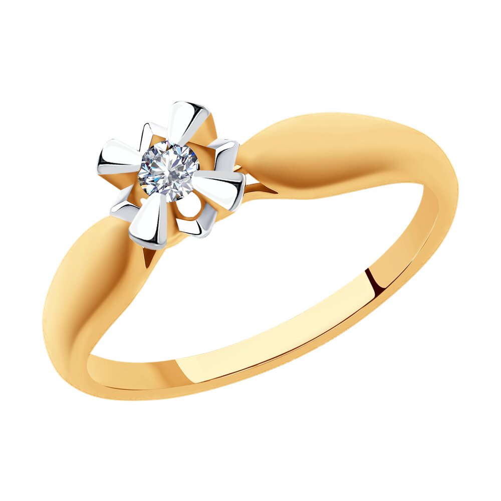 

Кольцо SOKOLOV Diamonds из золота с бриллиантом