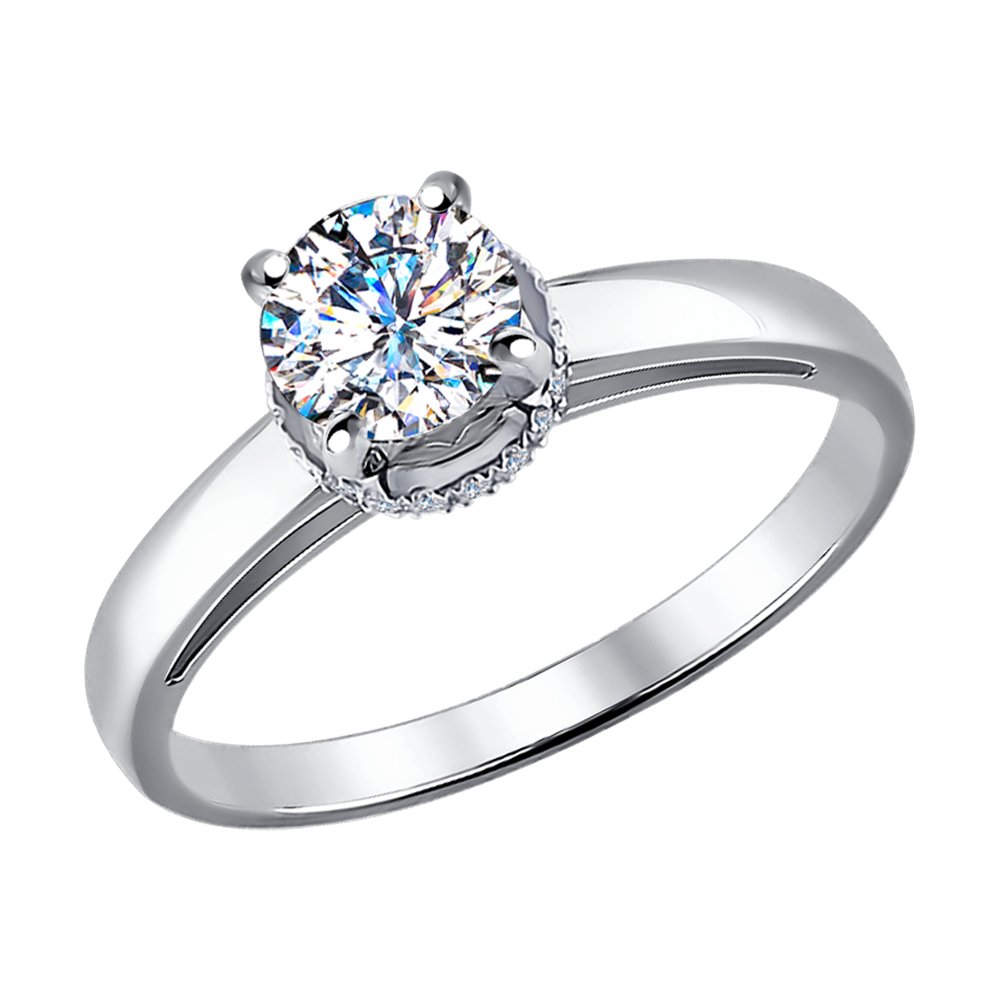 

Кольцо SOKOLOV Diamonds из белого золота с бриллиантами