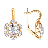 Серьги из золота с бриллиантами
