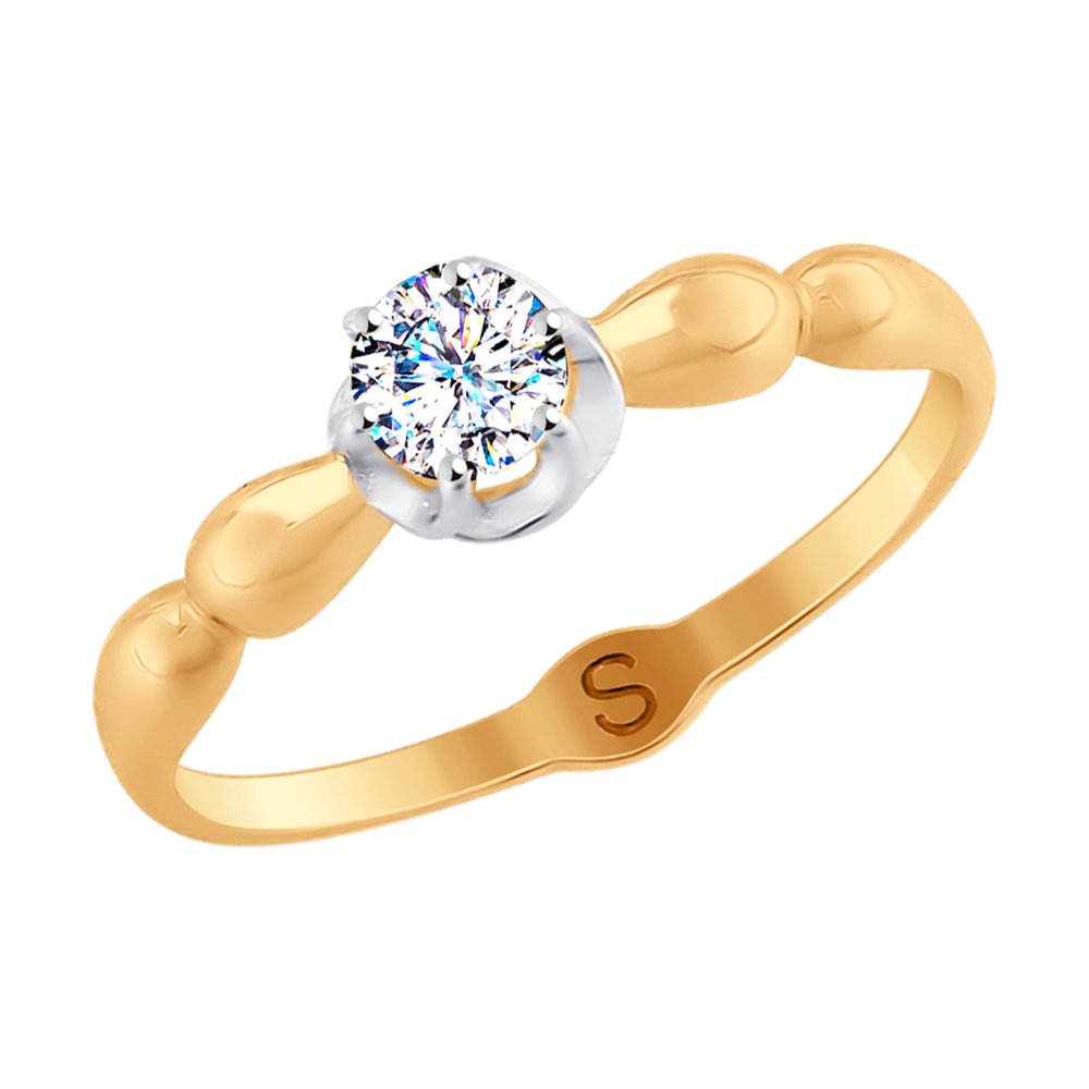 

Кольцо SOKOLOV из золота со Swarovski Zirconia