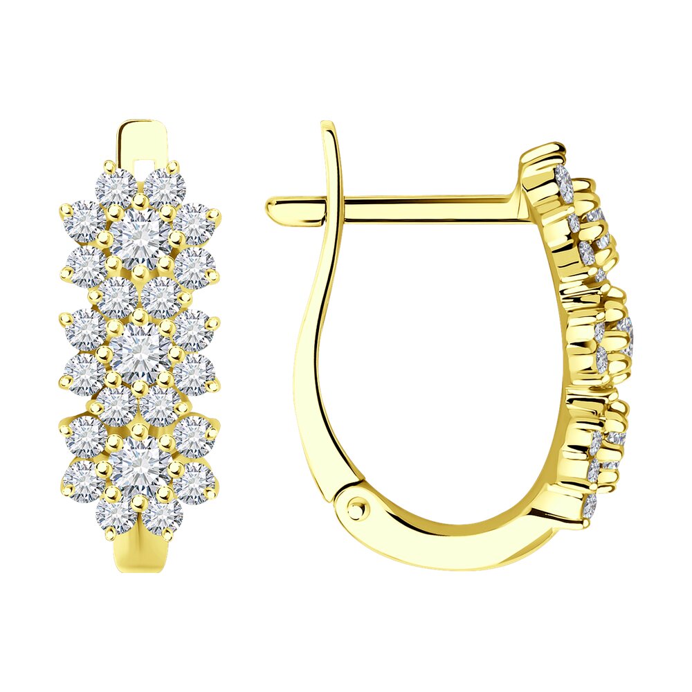 

Серьги SOKOLOV Diamonds из желтого золота с бриллиантами