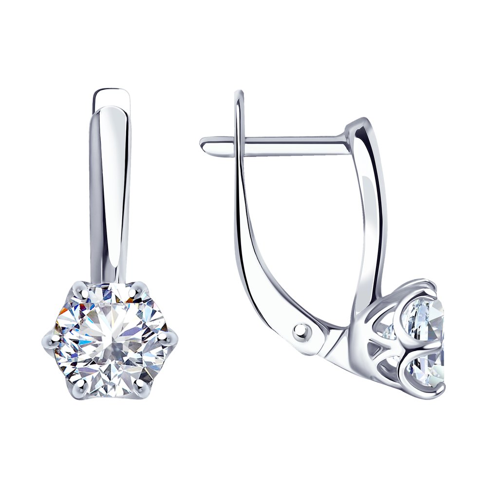 

Серьги SOKOLOV из серебра со Swarovski Zirconia