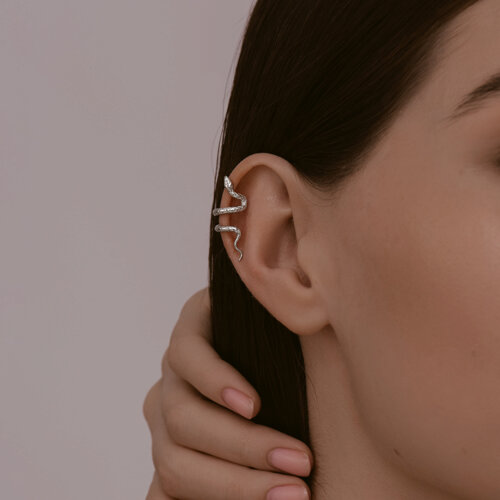 Серьга из серебра - фото 2