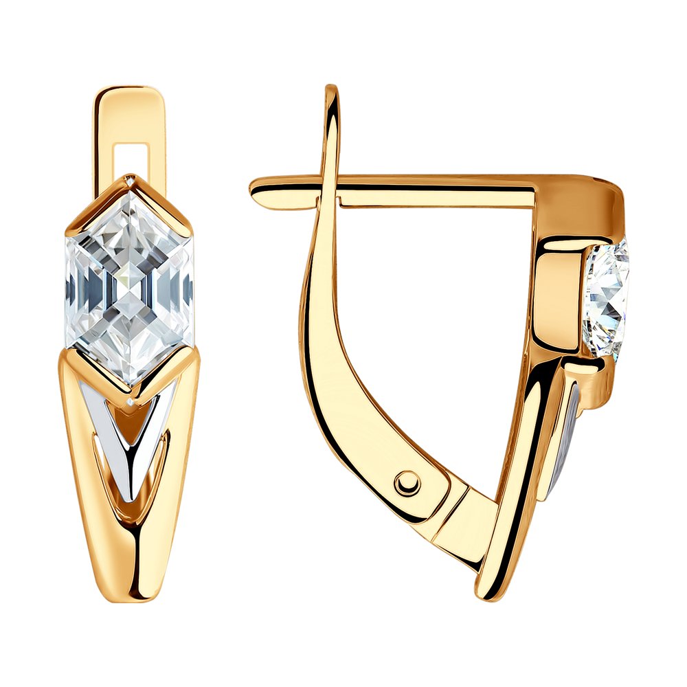 

Серьги SOKOLOV из золота со Swarovski Zirconia