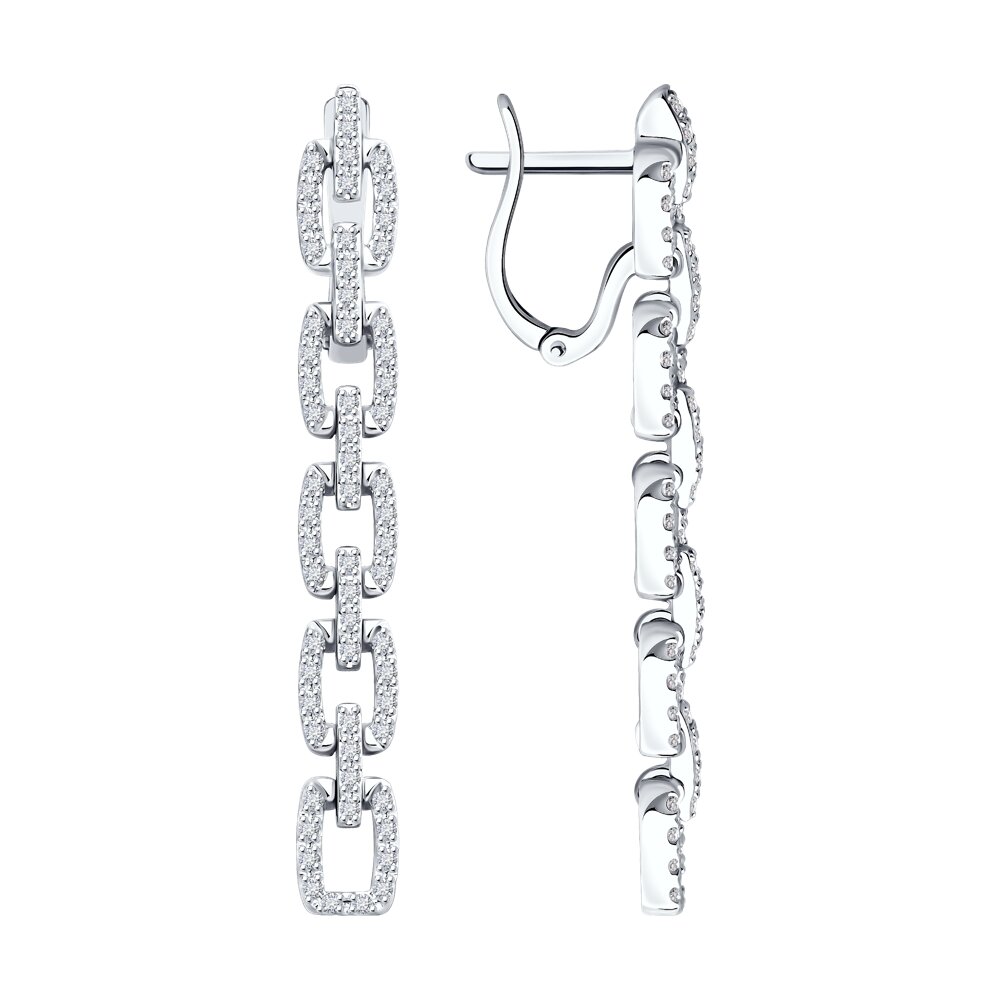 

Серьги SOKOLOV Diamonds из белого золота с бриллиантами