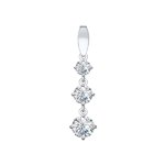 Подвеска из серебра со Swarovski Zirconia