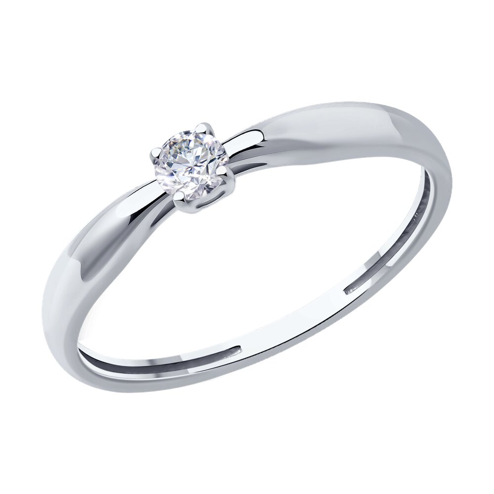

Кольцо SOKOLOV Diamonds из белого золота с бриллиантом
