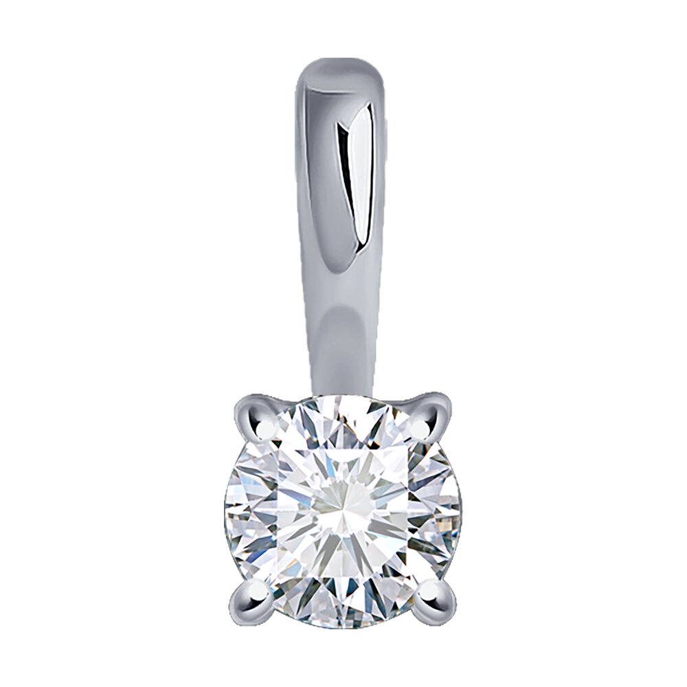 

Подвеска SOKOLOV Diamonds из белого золота с бриллиантом