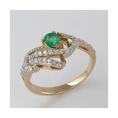 

Кольцо SOKOLOV из золота с бриллиантами и изумрудом