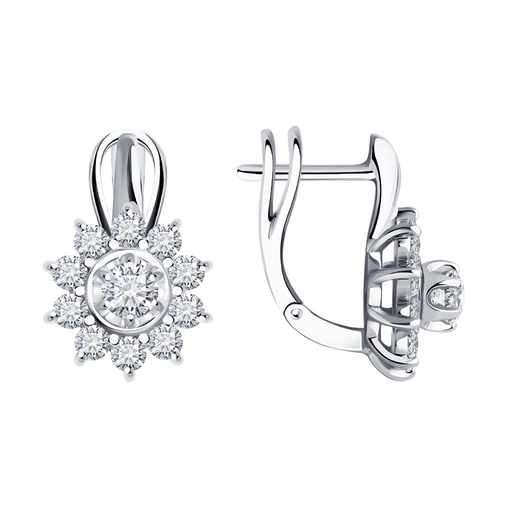 

Серьги SOKOLOV Diamonds из белого золота с бриллиантами