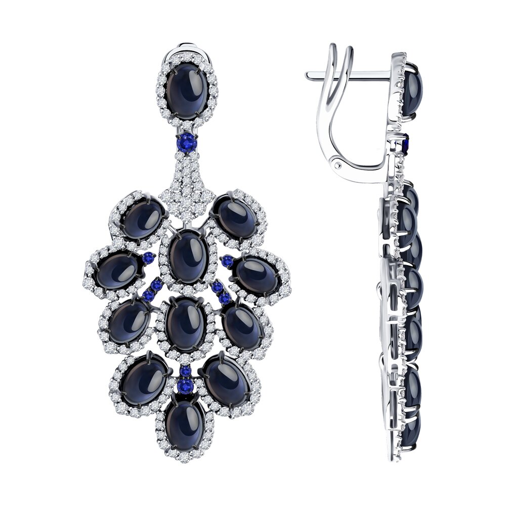 

Серьги SOKOLOV Diamonds из белого золота с миксом камней
