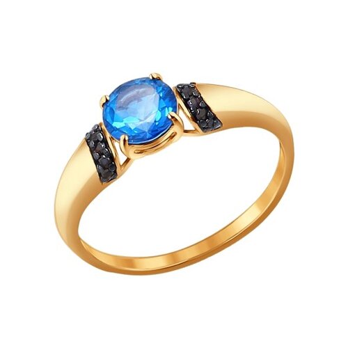 

Кольцо с топазом Swarovski SOKOLOV