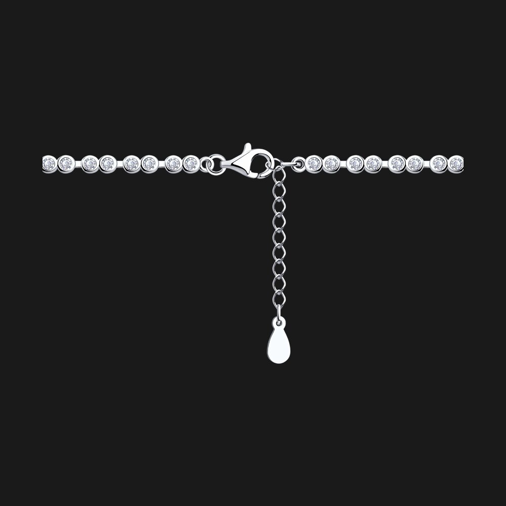 Браслет SOKOLOV из серебра с фианитами, фото 6