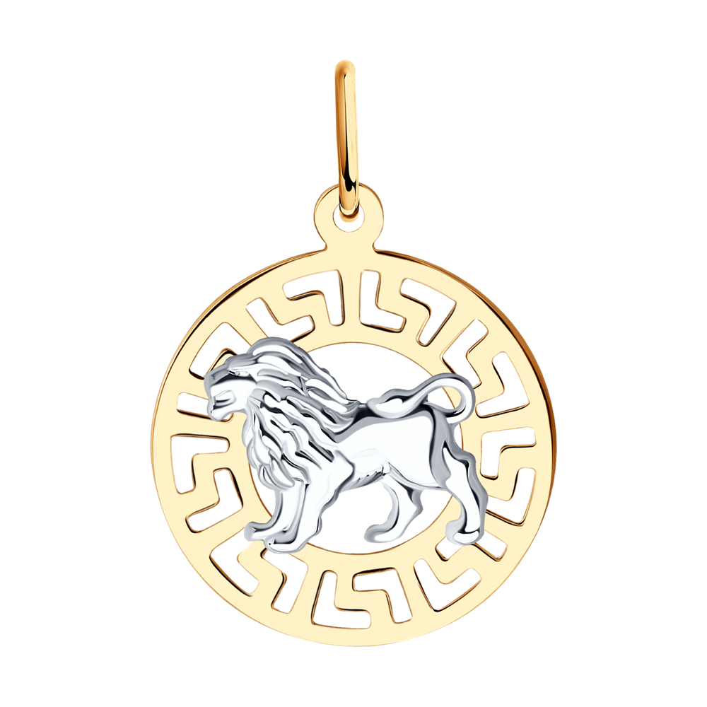 фото Подвеска «знак зодиака лев» sokolov из золота