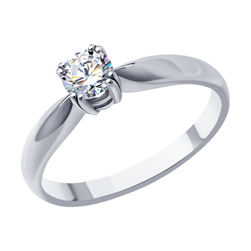 

Кольцо SOKOLOV Diamonds из белого золота с бриллиантом