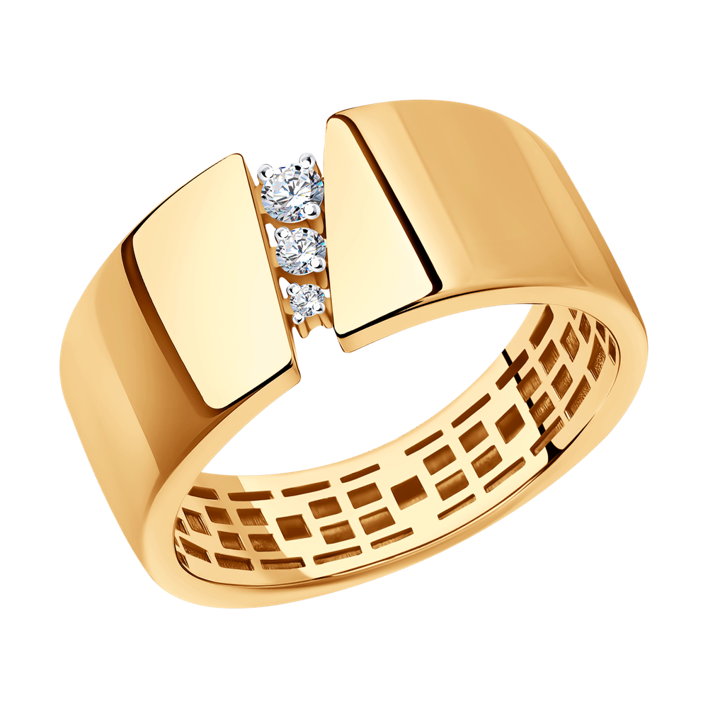 фото Кольцо sokolov diamonds из золота с бриллиантами