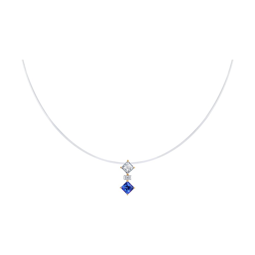 

Колье SOKOLOV Diamonds из золота с бриллиантами и топазами