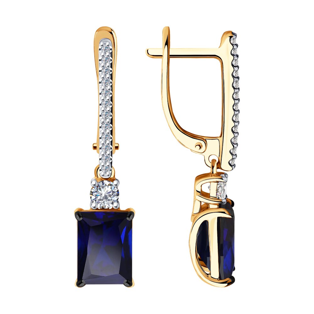 

Серьги SOKOLOV Diamonds из золота с миксом камней
